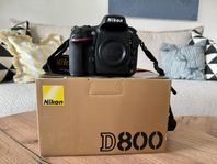 Nikon D800 i fint skick