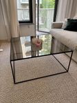 Decotique soffbord i rökfärgat glas