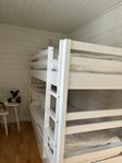 Våningsäng. vit 90X200 