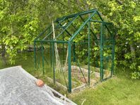 växthus 2x2 m kanalplast