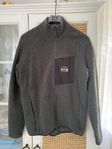 Lundhags grå fleece jacka, S