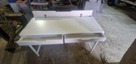 Ikea Alex Skrivbord Vitt, 132x58