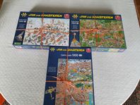 Pussel Jan van Haasteren samt Impossible puzzle 