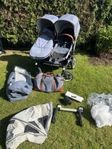 Bugaboo Donkey, syskonvagn i fint skick med många tillbehö