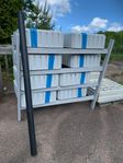 Plaststolp , elrepsstolpe, nya, D=90mm, L=2,1m medlock