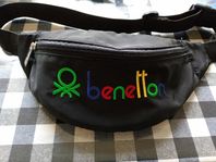 Benetton black waist bag