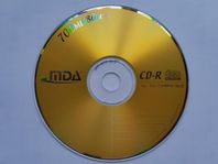 100 st Brännbara CD skivor
