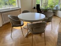 Ingatorp utdragbart bord & Sharon vadderad karmstol