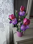 Bordslampa som en blomma