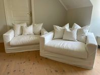 Loveseat 1,5 sits soffa minisoffa 