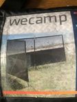 Vindskydd 455x125 cm svart med fönster Wecamp