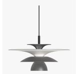 Taklampa Picasso från Belid 380mm,  oxidgrå.