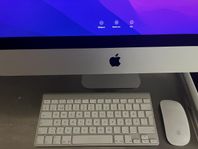 iMac (21,5 tum, sent 2015) i bra skick med trådlös keyboar