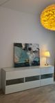 TV-bänk/skåp/vitrinskåp/sideboard/skänk 180B x 65H x 40D