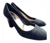 Italiensk pumps i äkta skin & mocka stl 35 helt ny