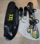 Komplett snowboard-paket