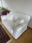 White 2-Seater Sofa – very comfortable :)