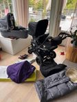 Emmaljunga Viking Ligg-& sittvagn med adapter babyskydd