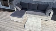 loungemöbler inkl dynor och kuddar 