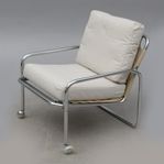 Vintage fåtölj KLAV Gillis Lundgren IKEA 1970-tal - Stålr