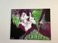 Stor tavla/Akrylmålning 150x118
