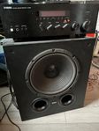 Bower & Wilkins bas, Yamaha stereo, Canton högtalare