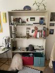 Tall Wooden Bookshelf – 4 Shelves