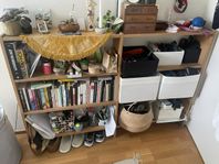 Set of 2 Wooden Shelving Units
