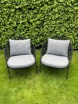Loungestolar med bord