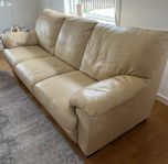 2 x leather sofas.
