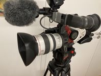 Canon xl1 med manfrotto stativ