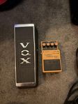 Vox vov pedal och turbo distortion ds2 pedal