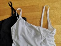  2-pack Gravid MOM Amningslinnen Lindex 34 Svart/Vit