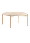LJUNGHUSEN soffbord ljust trä, ø 89 cm 