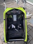 Thule chariot cheetah för två barn, cykelvagn/promenadvagn