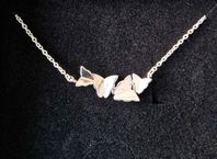 Efva Attling Little Miss Butterfly Air halsband 925 silver