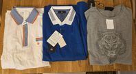 Piketröjor & t-shirts,  en har storlek L, resten XL