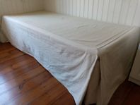 Bemz sängkappa "Simply Linen", beige, oblekt, höjd 50 cm