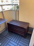 Förvaringslåda/bänk för uteplats