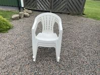 TRE Jardin Cuba Fresh Trädgårdsstolar Plast Vit