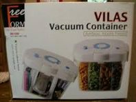 2 st NYA Vilas Vakuumförpackningsbehållare i kartong
