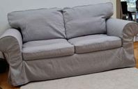 IKEA EKTORP 2sits soffa med helt ny klädsel
