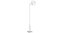 uttagsstav vit 2100mm