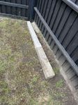 hel och fin betongplint för staket plank 