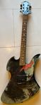 Elgitarr Body Art Collection Fire Breather, Mocking B C Rich