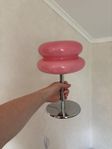 Bordslampa rosa & krom ”Macaron egg tart pink”