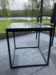 Sidobord äkta marmor grön 50x50x50