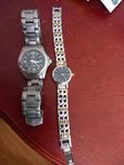 1 Festina klocka + 1 Seiko klocka,  2 Damklockor 
