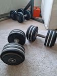 2 x 30kg Eleiko hantlar
