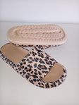 Leopard tofflor strl 38/39 Nya